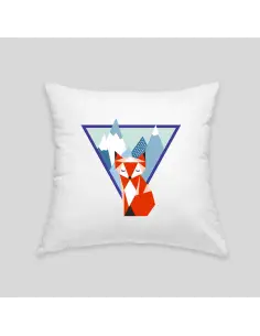 Mountain fox cushion 2