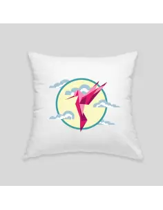 Hummingbird cushion 2